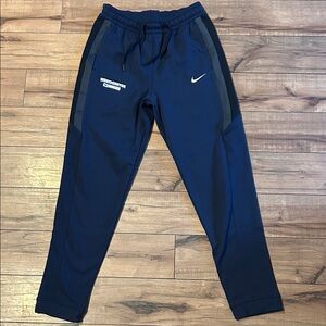 Nike Men's Westminster Basketball Navy Joggers with Black Accents